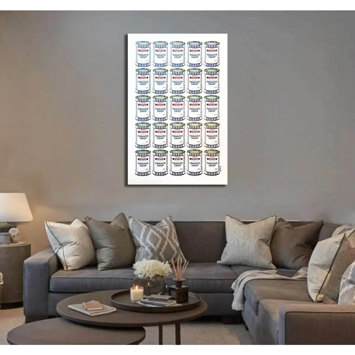 Banksy Soup Cans - Canvas Print 3