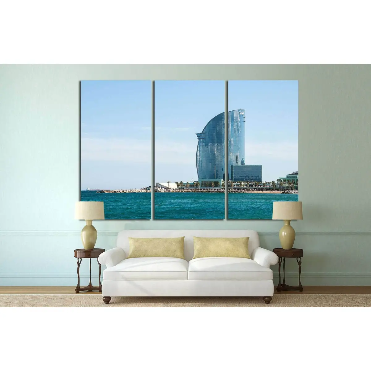 Barcelona, Spain №1198 Ready To Hang Canvas Print 5