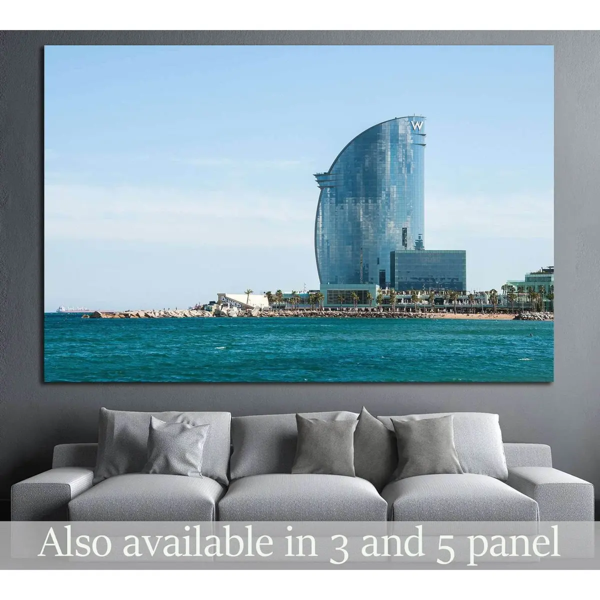 Barcelona, Spain №1198 Ready To Hang Canvas Print 1