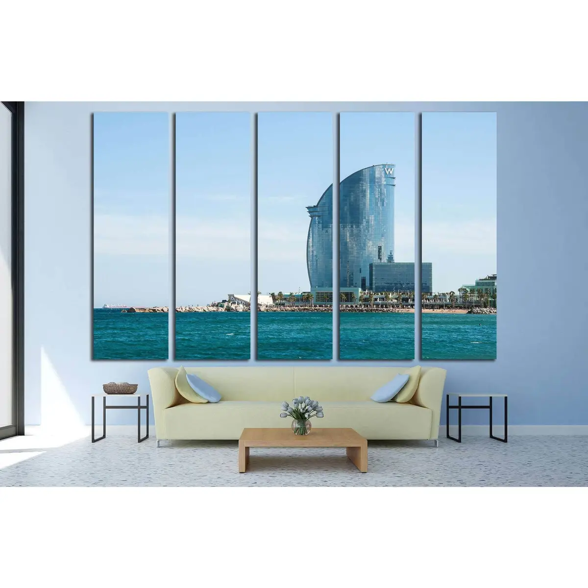 Barcelona, Spain #1198 Premium Ready-to-Hang Canvas Art - Image 2