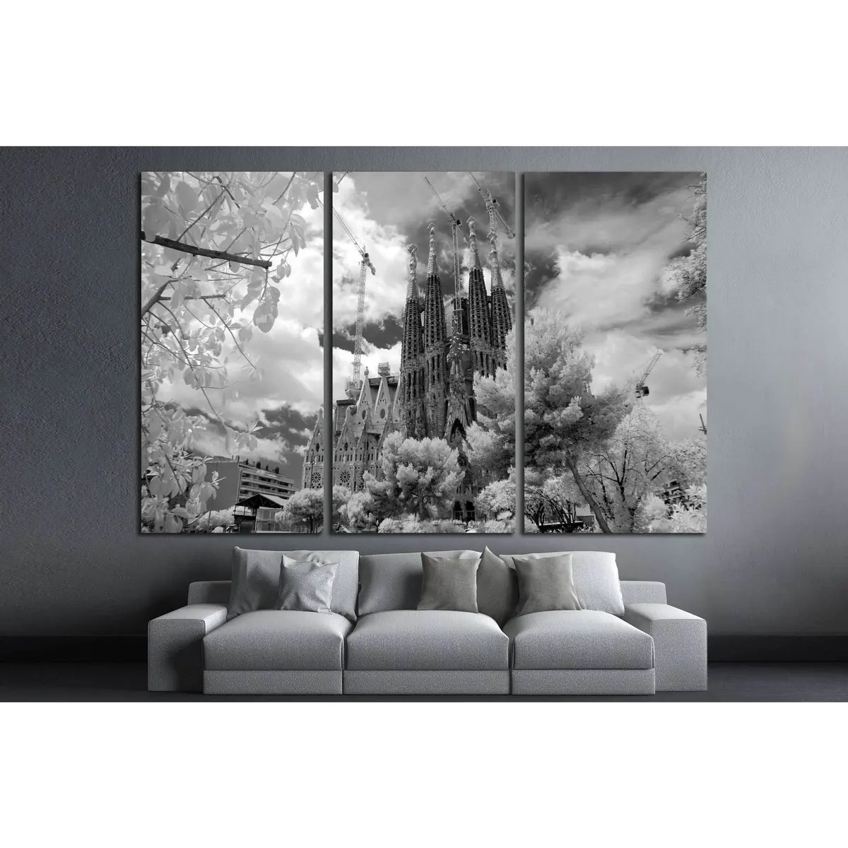 Barcelona, Spain №1813 Ready To Hang Canvas Print 5