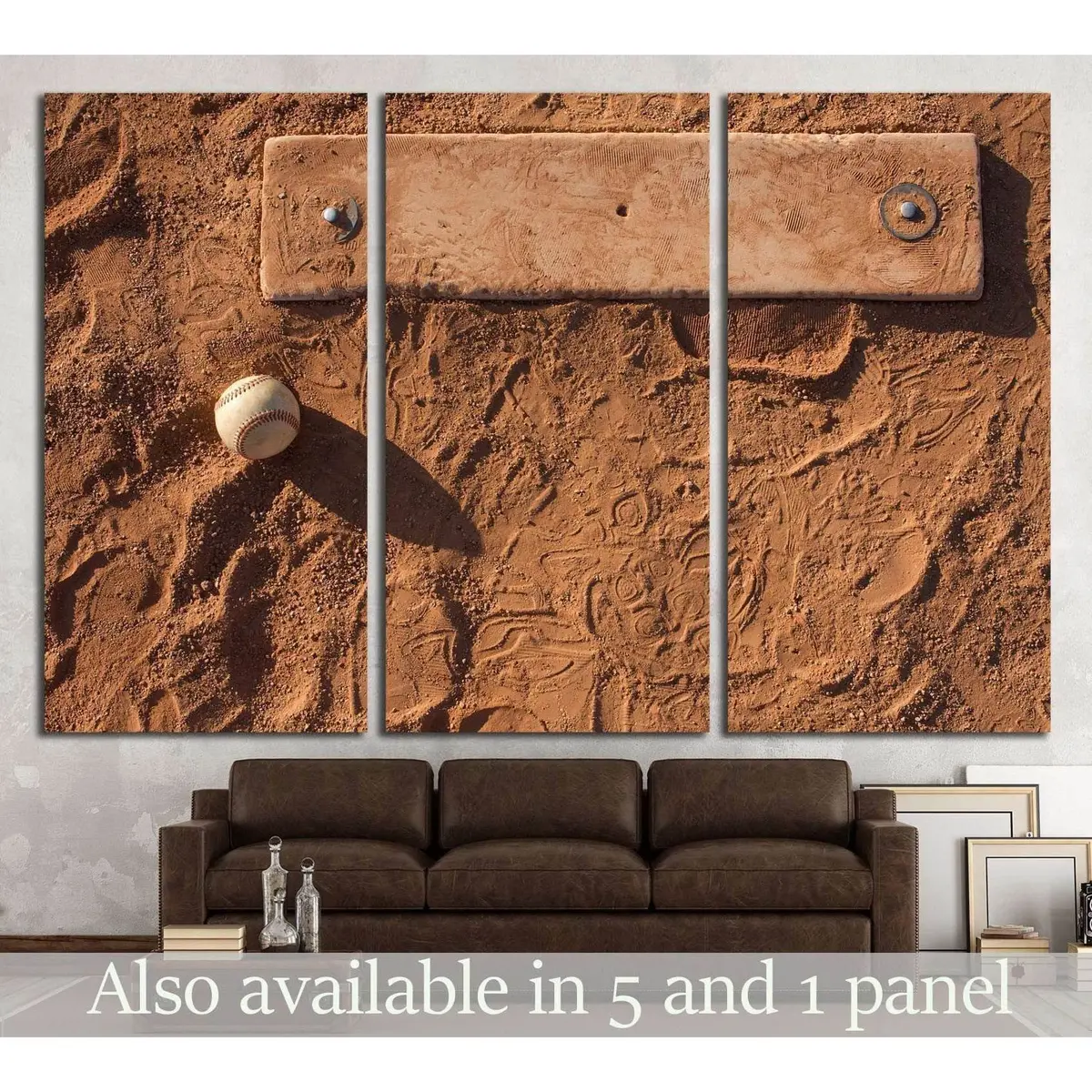 Baseball On The Pitchers Mound With Room For Copy №2120 Ready To Hang Canvas Print 5