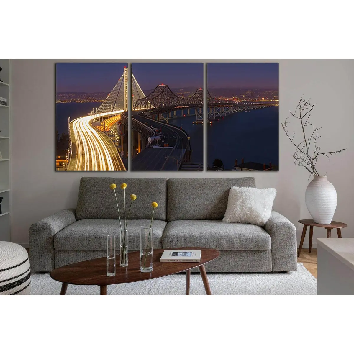 Bay Bridge №Sl1111 Ready To Hang Canvas Print 5