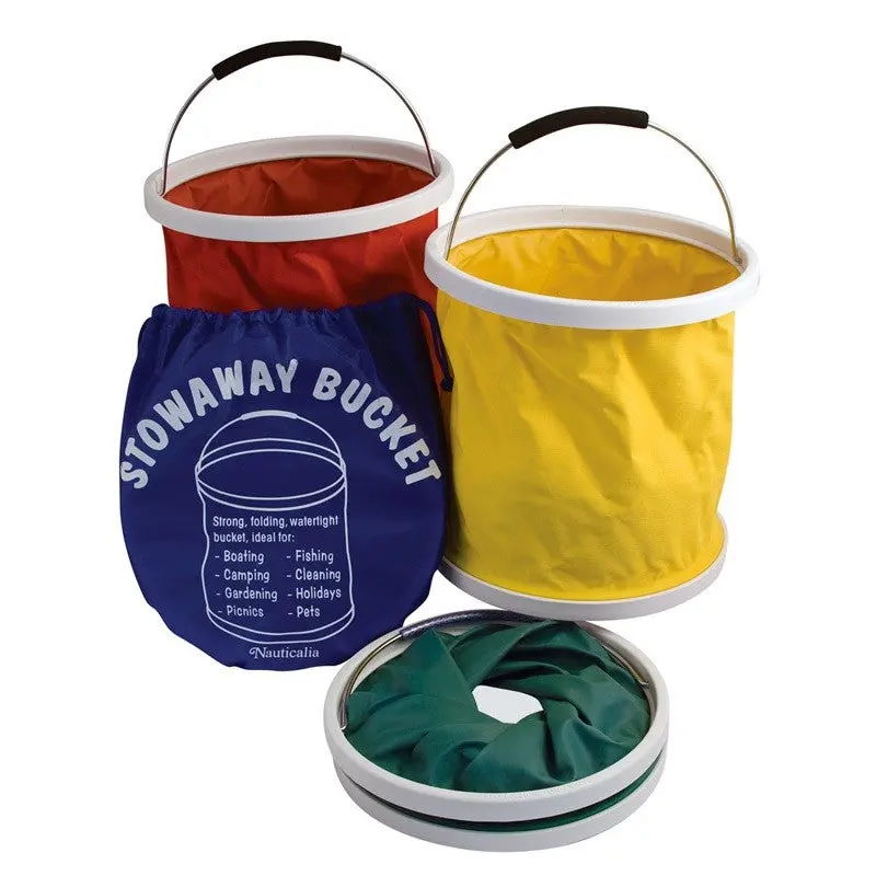 Yellow Stowaway Folding Bucket 1