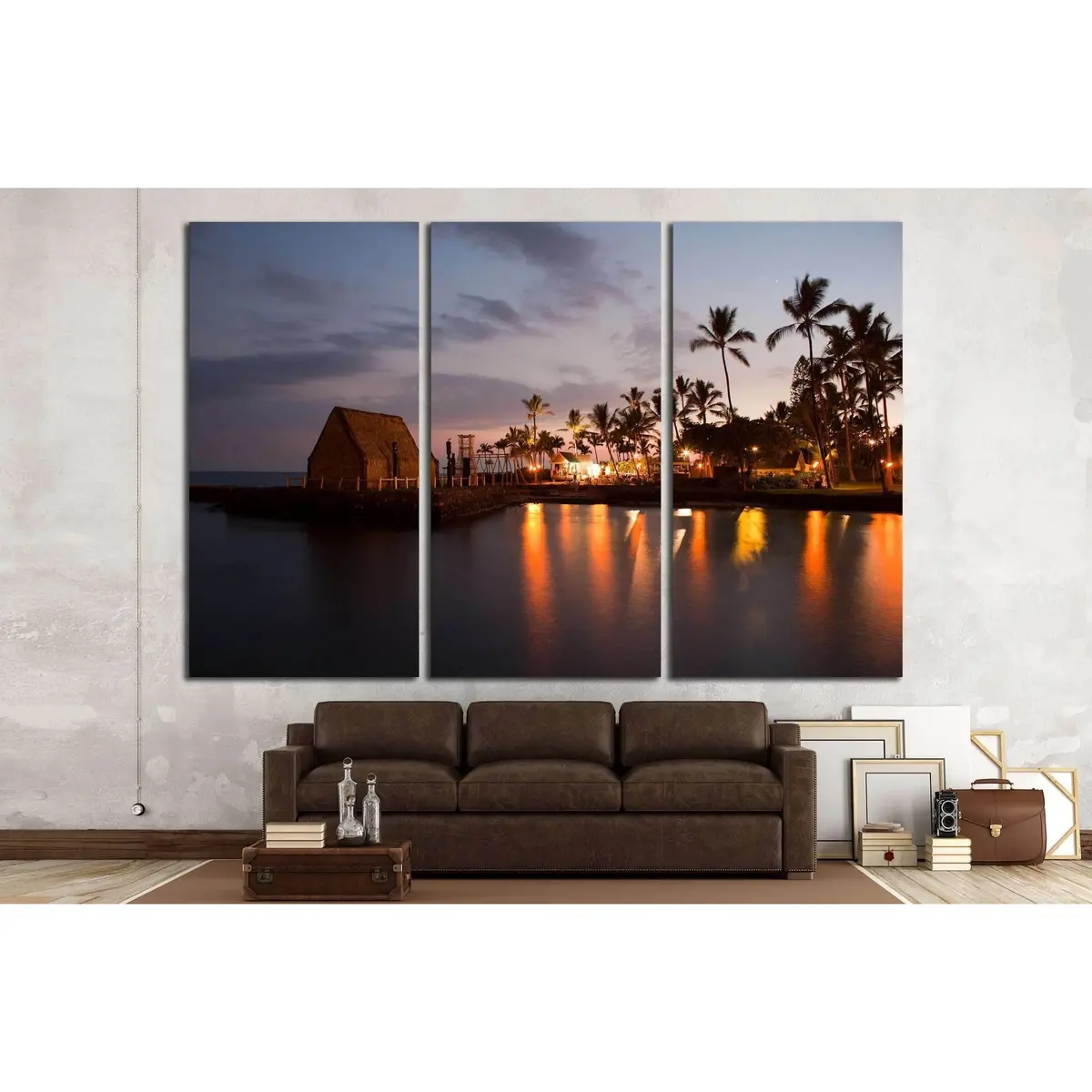 Beach Party Luau On Big Island Hawaii After Sunset №2506 Ready To Hang Canvas Print 5