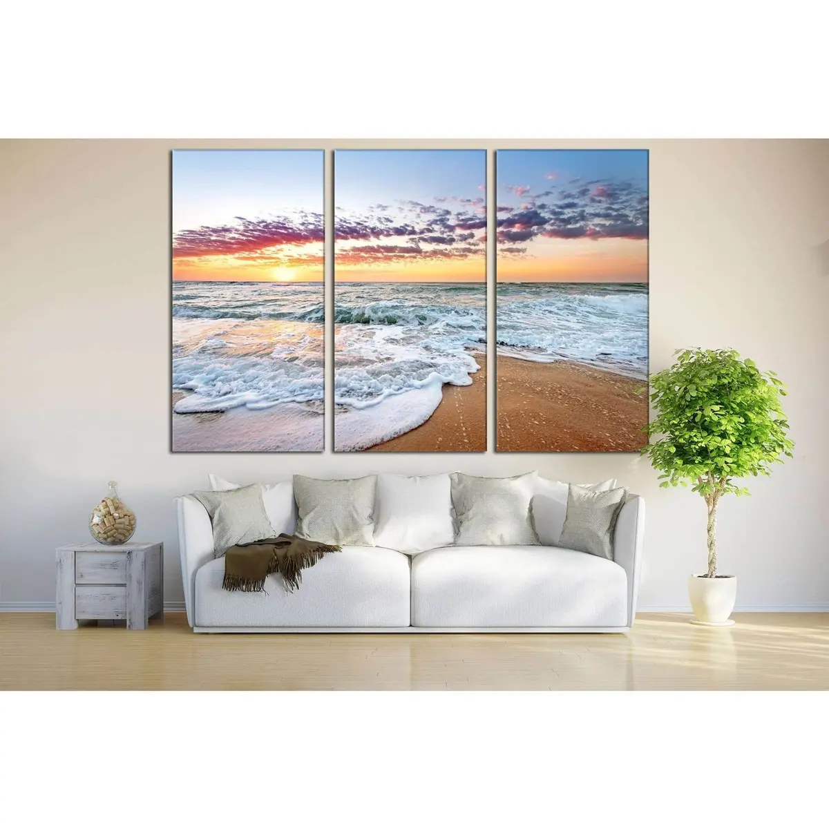 Beach Print №751 Ready To Hang Canvas Print 5