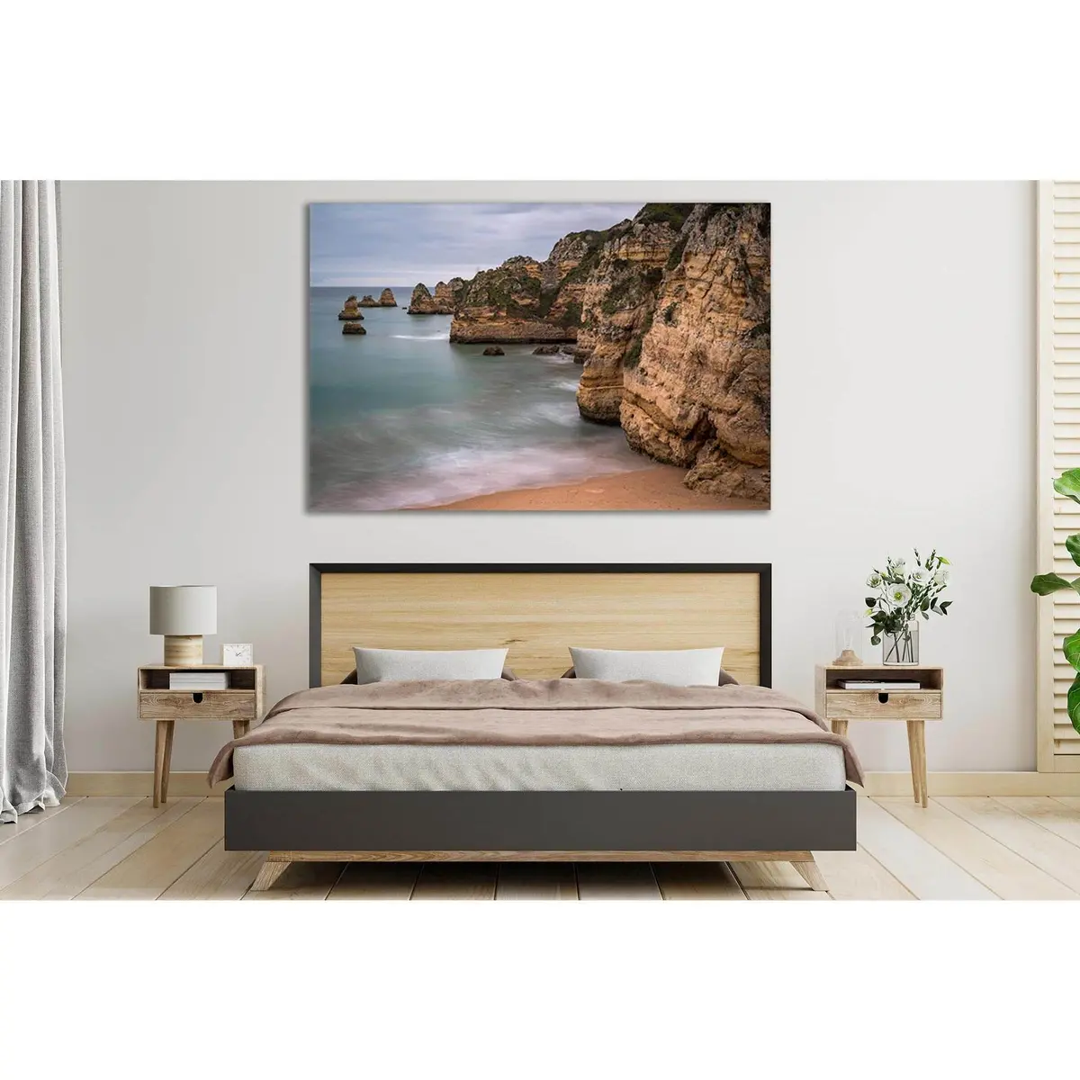 Beach Sea Cliff №Sl112 Ready To Hang Canvas Print 2