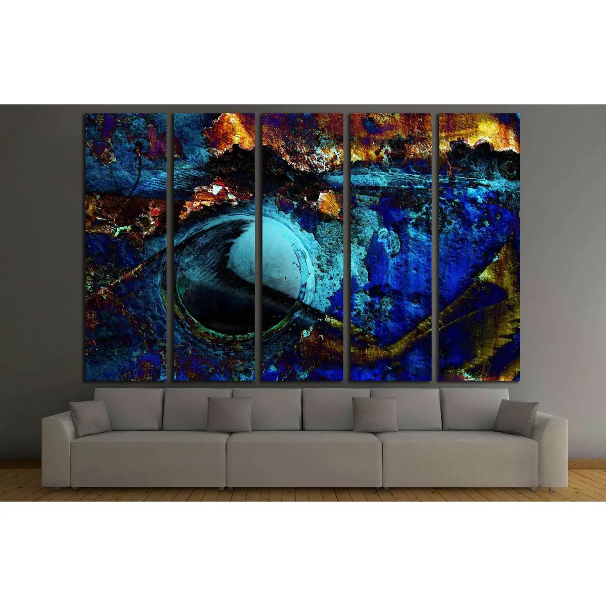 Abstract Canvas Wall Art Print #2901 – Premium Ready-to-Hang Decor - Image 3