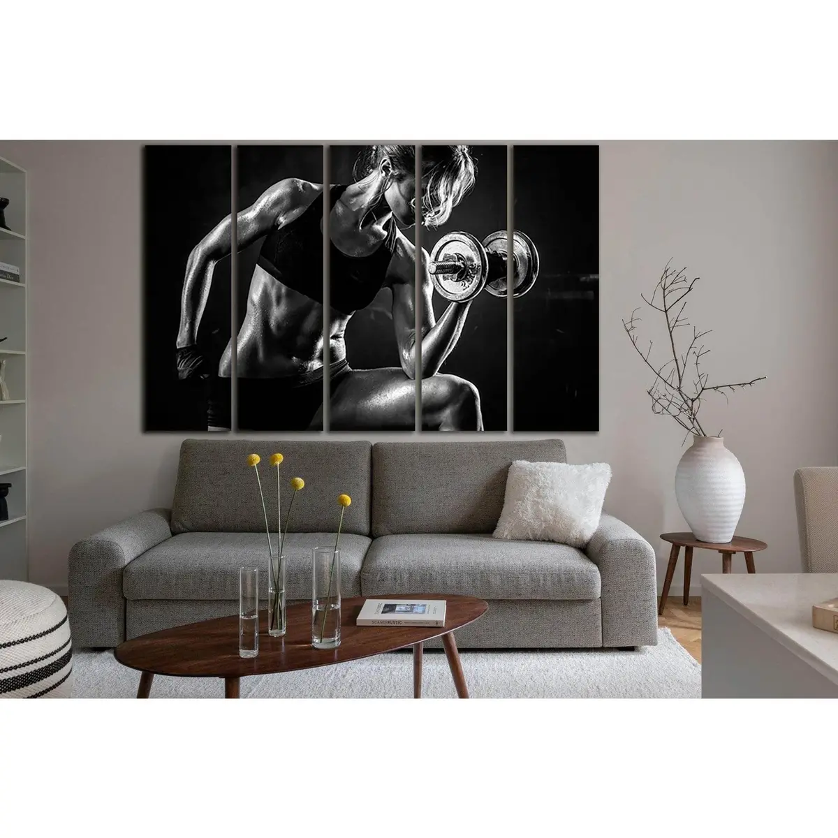 Elegant Fitness Woman Canvas Art №SL892 – Premium Ready-to-Hang Wall Decor - Image 3