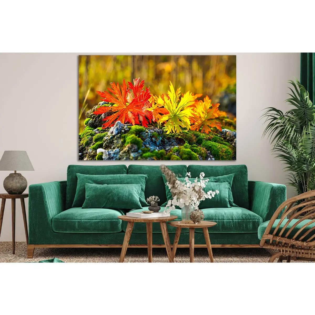 Beautiful Autumn Leaves №Sl617 Ready To Hang Canvas Print 1