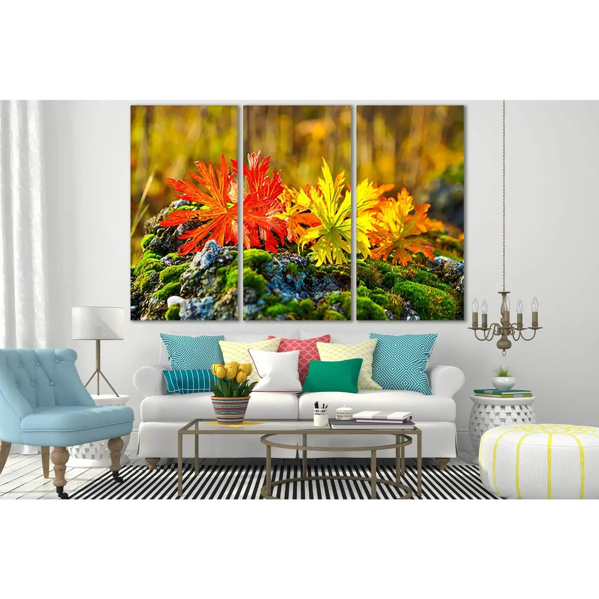 Beautiful Autumn Leaves №Sl617 Ready To Hang Canvas Print 5