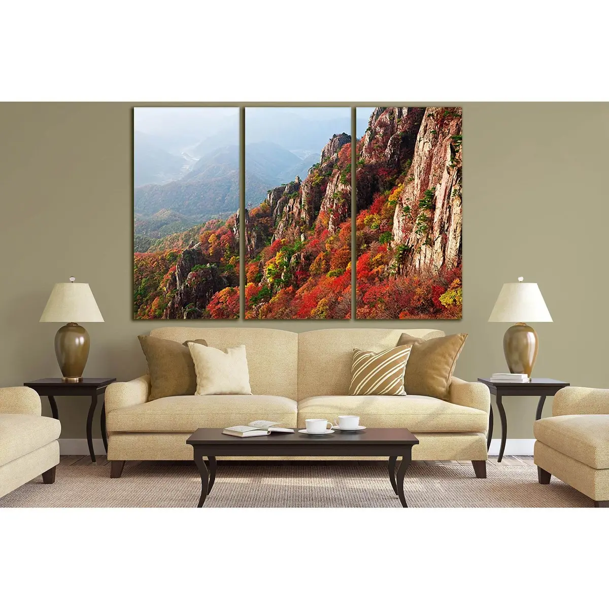 Beautiful Autumn Rocks №Sl643 Ready To Hang Canvas Print 5