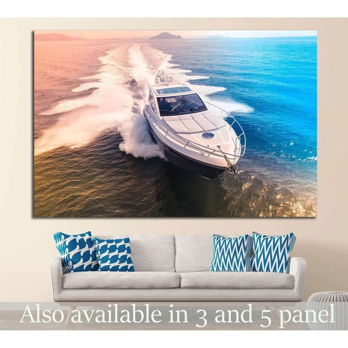 Beautiful Boat №209 Ready To Hang Canvas Print 1