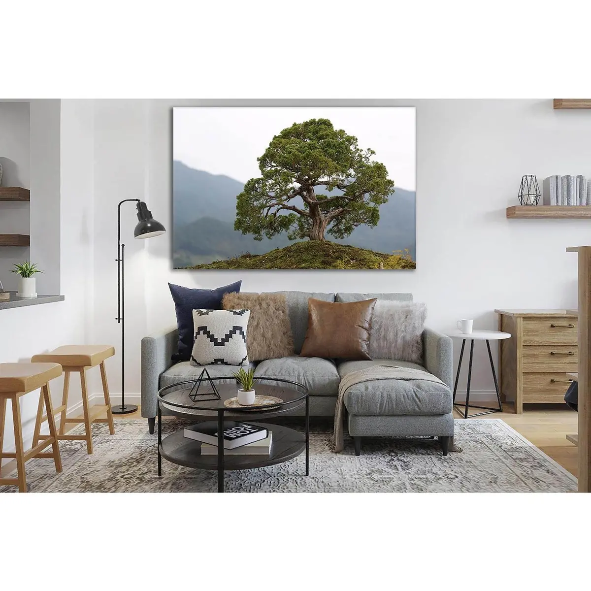 Beautiful Bonsai Tree №Sl509 Ready To Hang Canvas Print 1