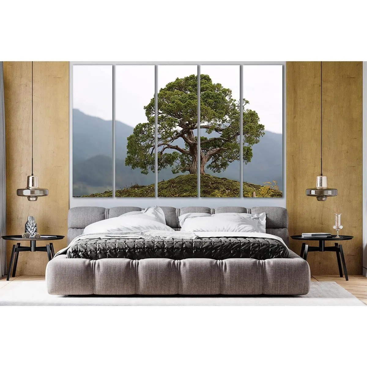 Elegant Bonsai Tree Canvas Wall Art – SL509, Ready-to-Hang Decor - Image 3