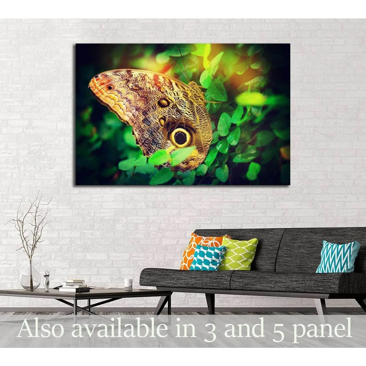 Beautiful Butterfly №2798 Ready To Hang Canvas Print 1