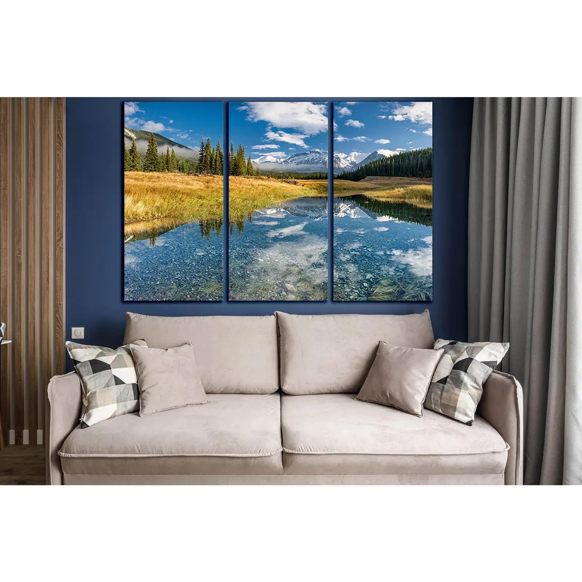 Beautiful Day In Mountain №Sl1593 Ready To Hang Canvas Print 5