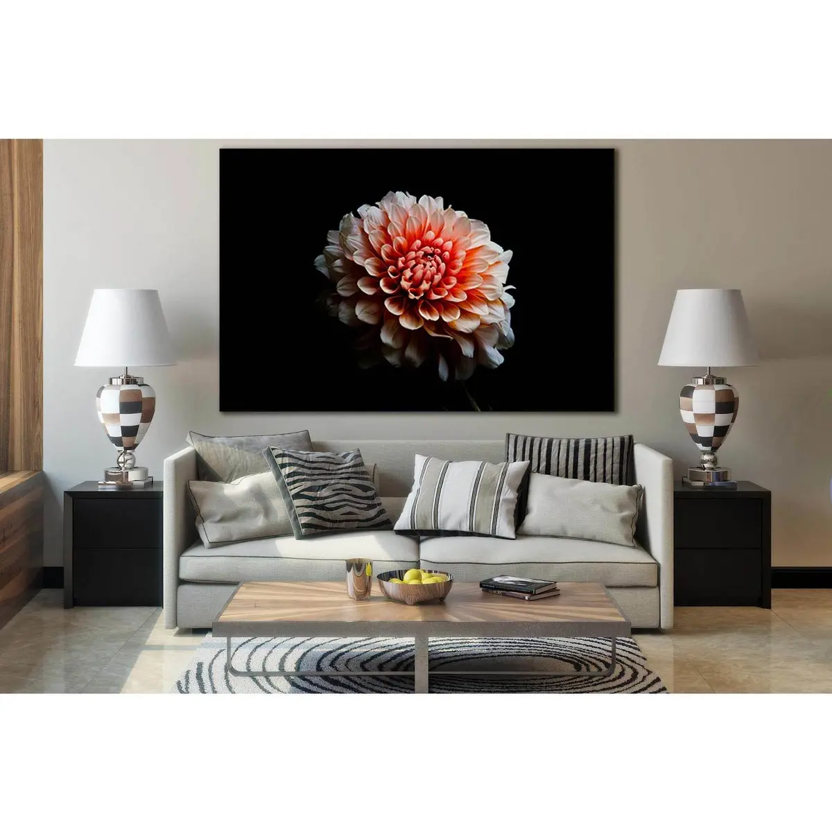 Beautiful Flower Petals Close Up №Sl723 Ready To Hang Canvas Print 1
