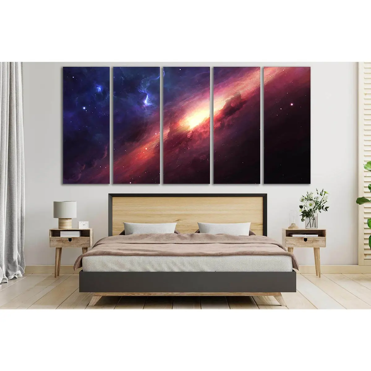 Stunning Galaxy and Nebula Canvas Art – SL415, Premium Ready-to-Hang Wall Decor