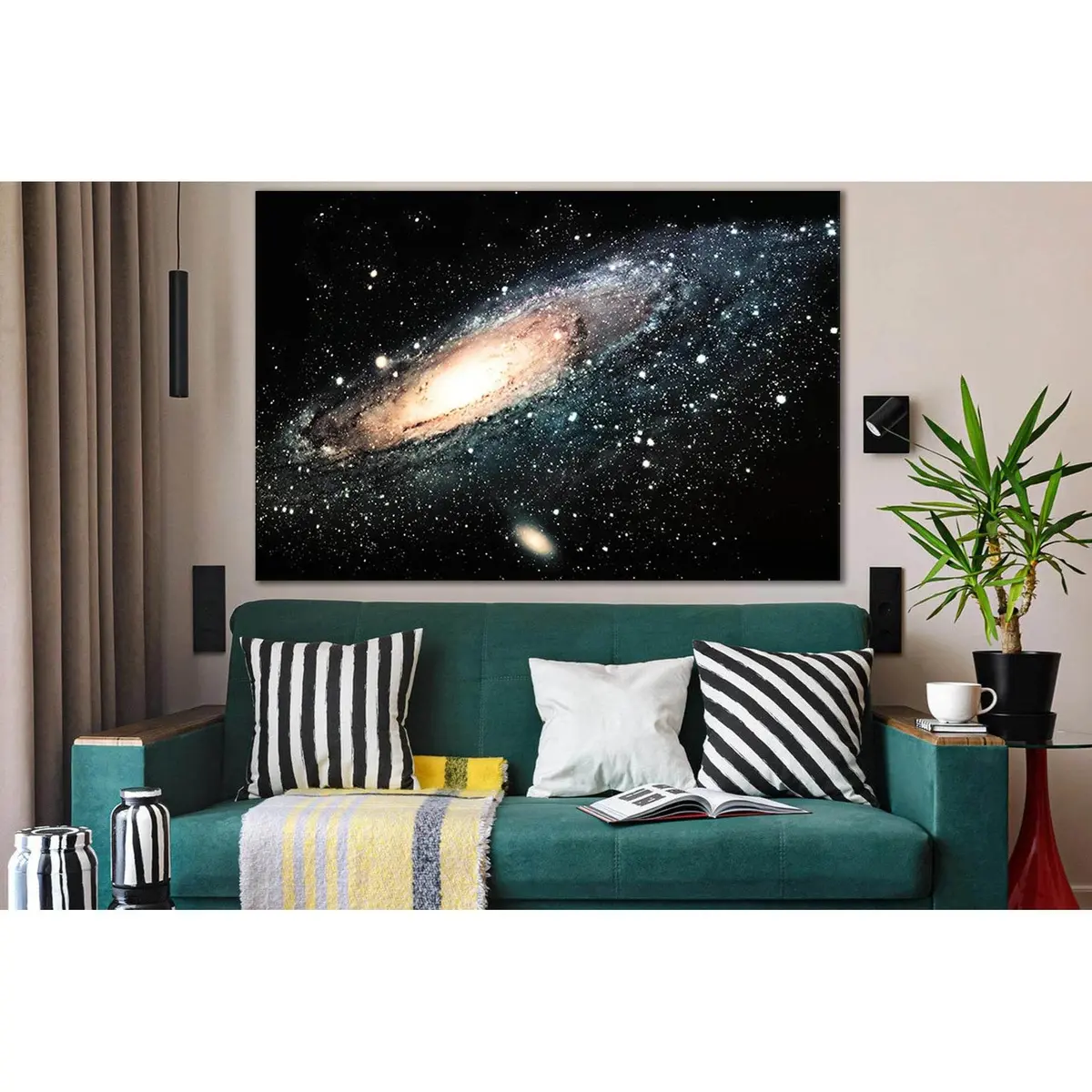 Beautiful Galaxy In Space №Sl977 Ready To Hang Canvas Print 1
