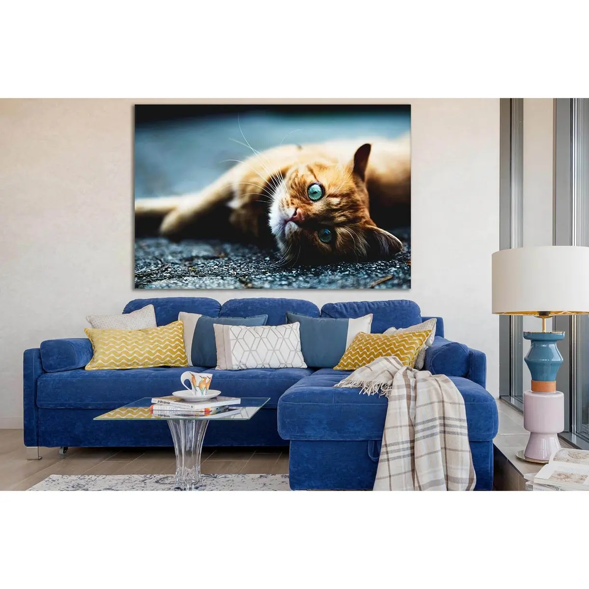 Beautiful Ginger Cat №Sl1026 Ready To Hang Canvas Print 2