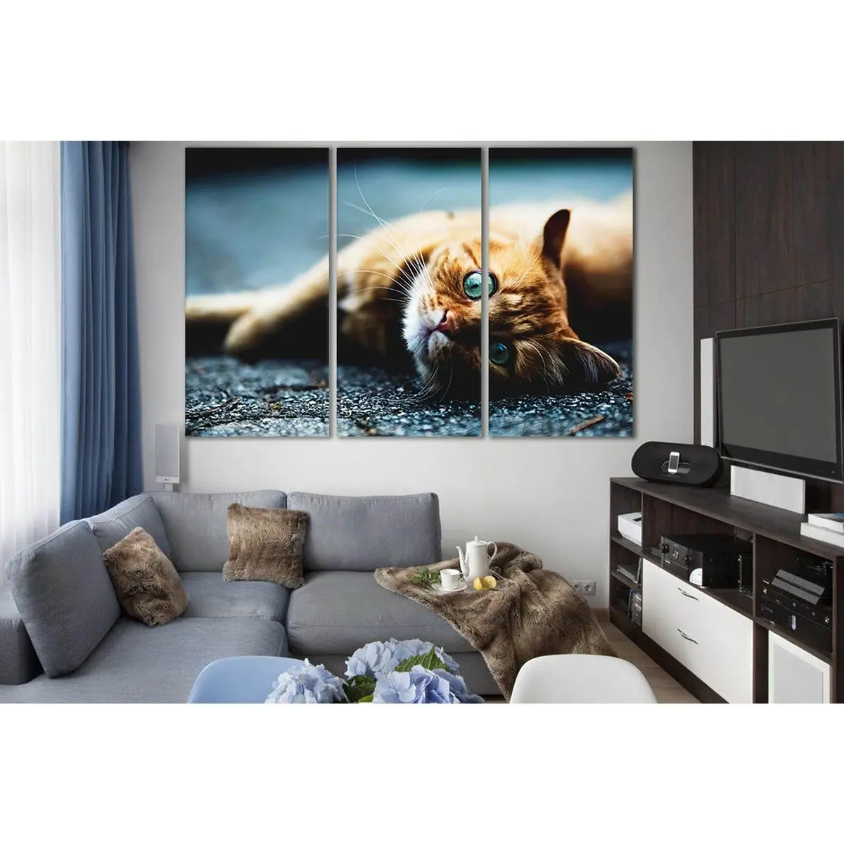 Beautiful Ginger Cat №Sl1026 Ready To Hang Canvas Print 5