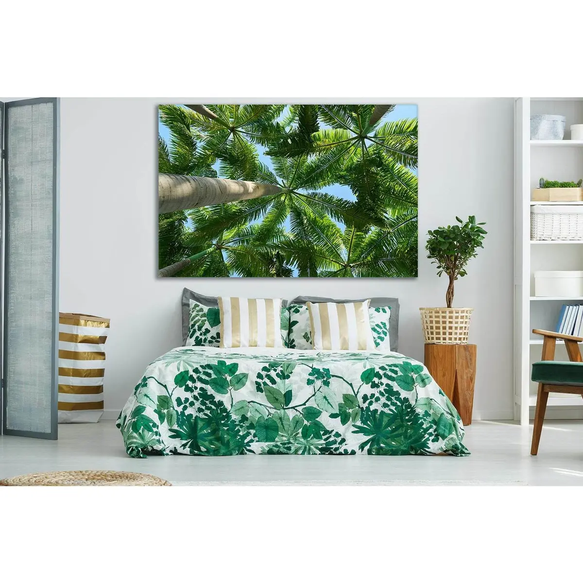 Beautiful Green Palms №Sl499 Ready To Hang Canvas Print 1