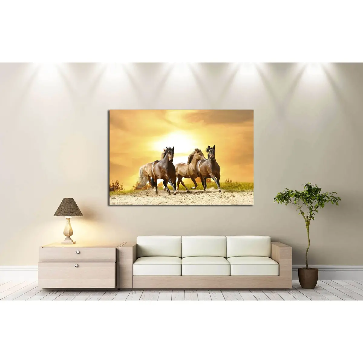 Beautiful Horses Wall Art №5012 3