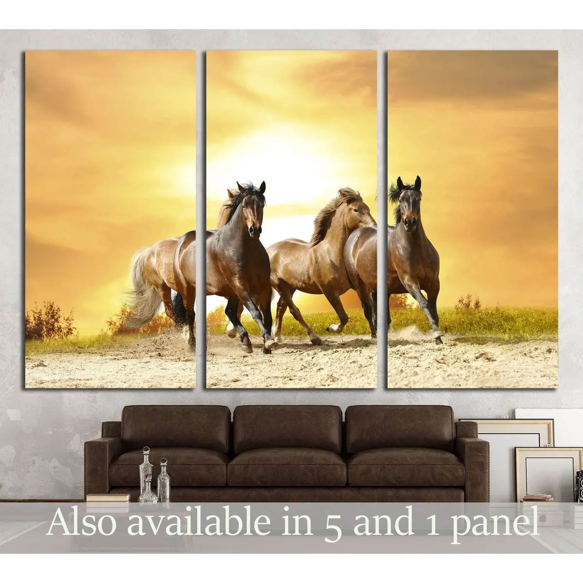 Beautiful Horses Wall Art №5012 5