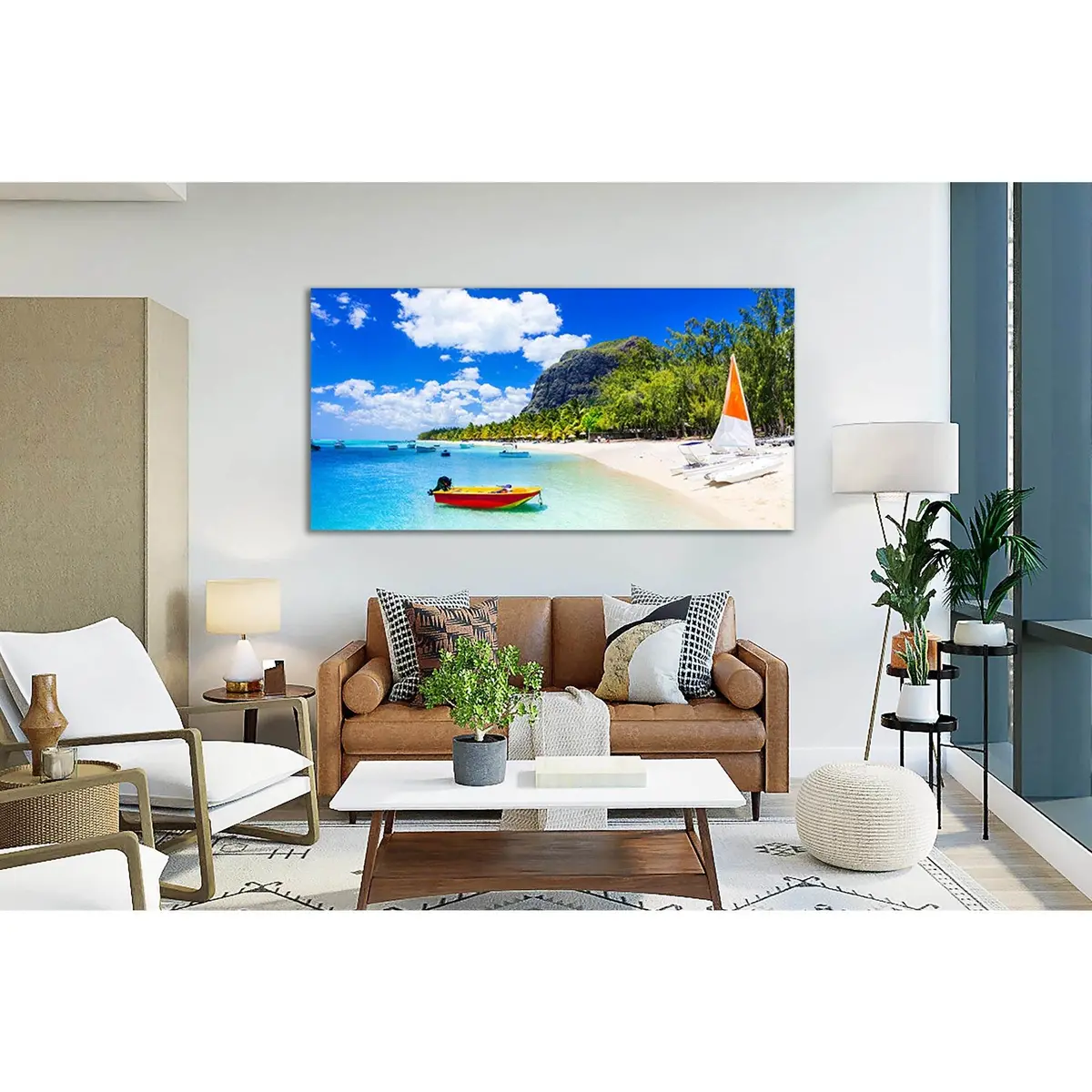Beautiful Island Mauritius №Sl65 Ready To Hang Canvas Print 2