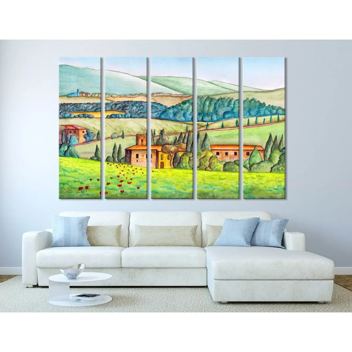 Premium Italian Countryside Canvas Art Print №04223 – Ready to Hang