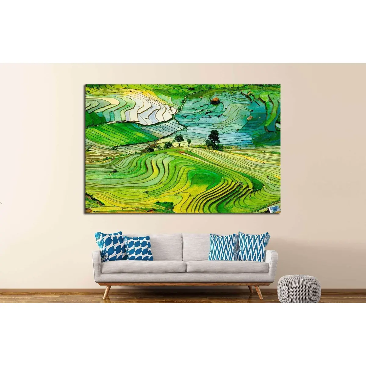 Beautiful Landscape In Laocai Province, Vietnam №1417 Ready To Hang Canvas Print 3