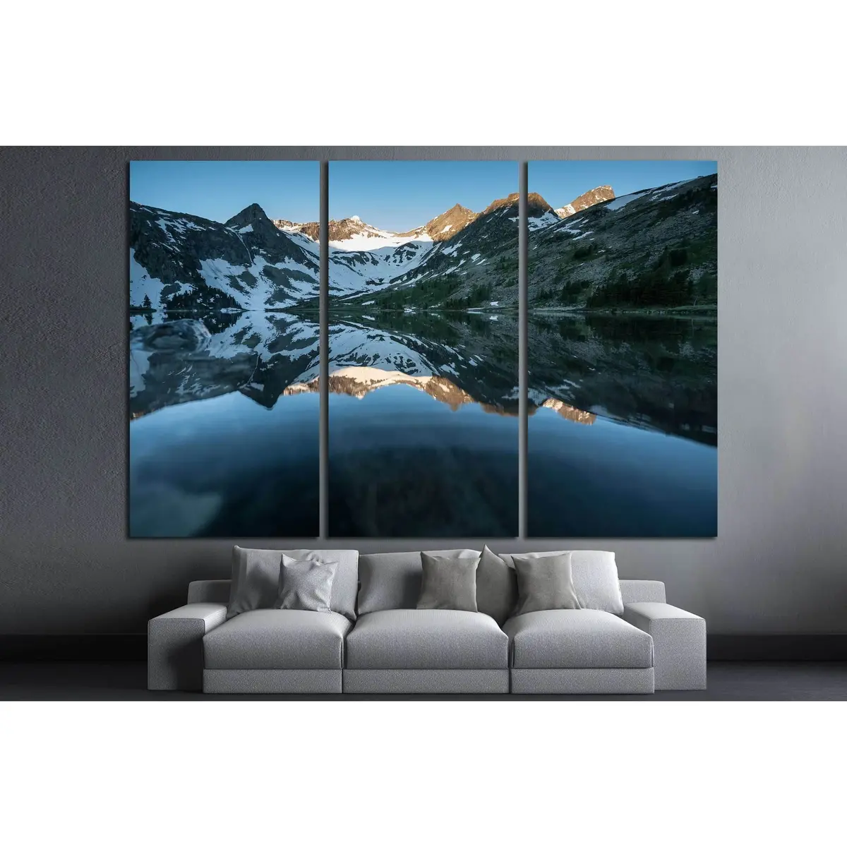 Beautiful Landscape Of Altai Mountains №2852 Ready To Hang Canvas Print 5