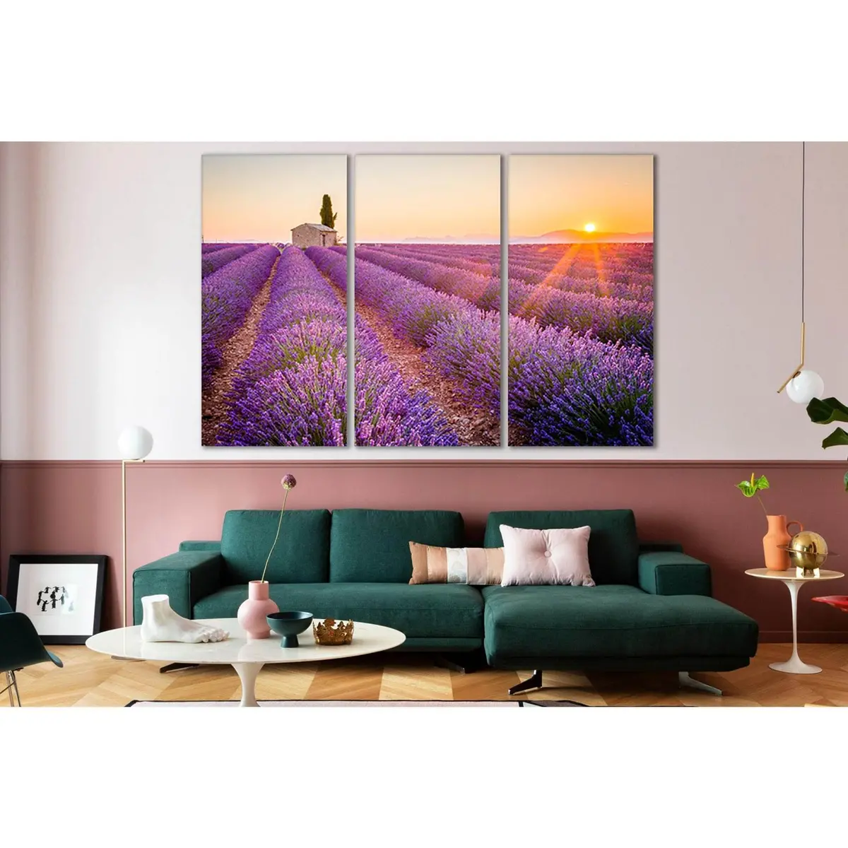 Beautiful Lavender Field №Sl218 Ready To Hang Canvas Print 5