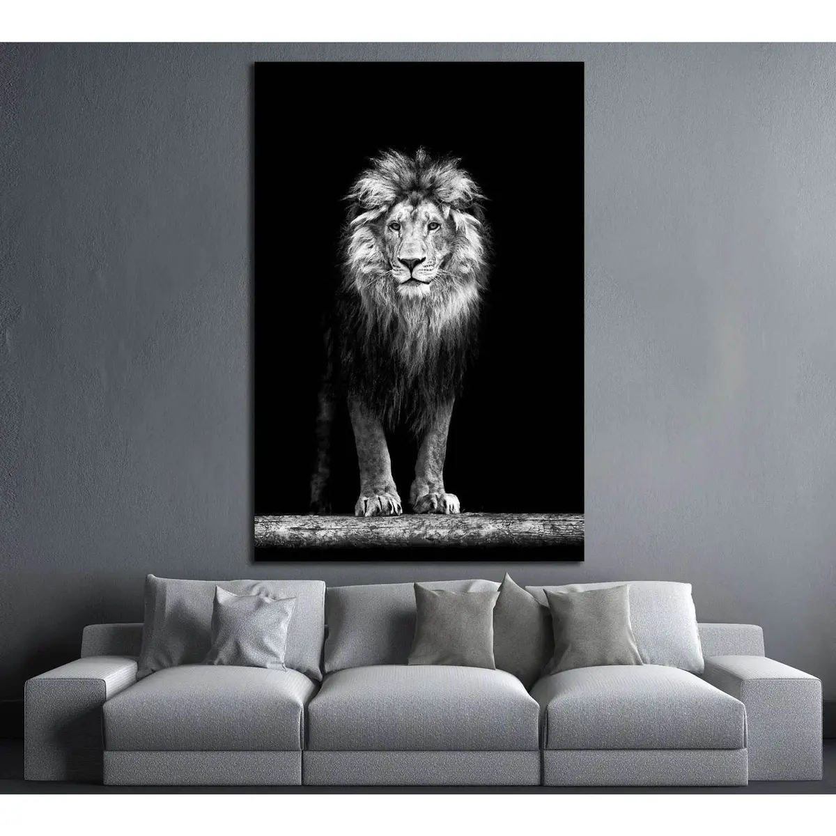 Beautiful Lion №189 Ready To Hang Canvas Print 1