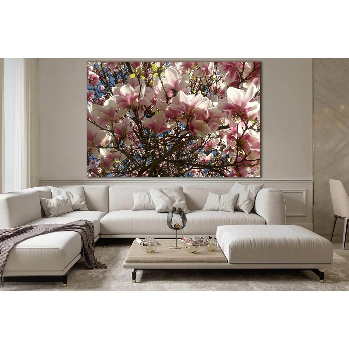 Beautiful Magnolia Flowers №Sl805 Ready To Hang Canvas Print 2