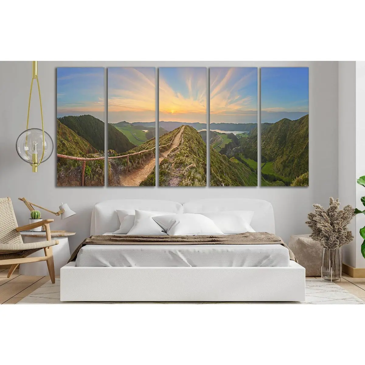 Scenic Mountain Highway Canvas Art Print №SL278 - Image 3