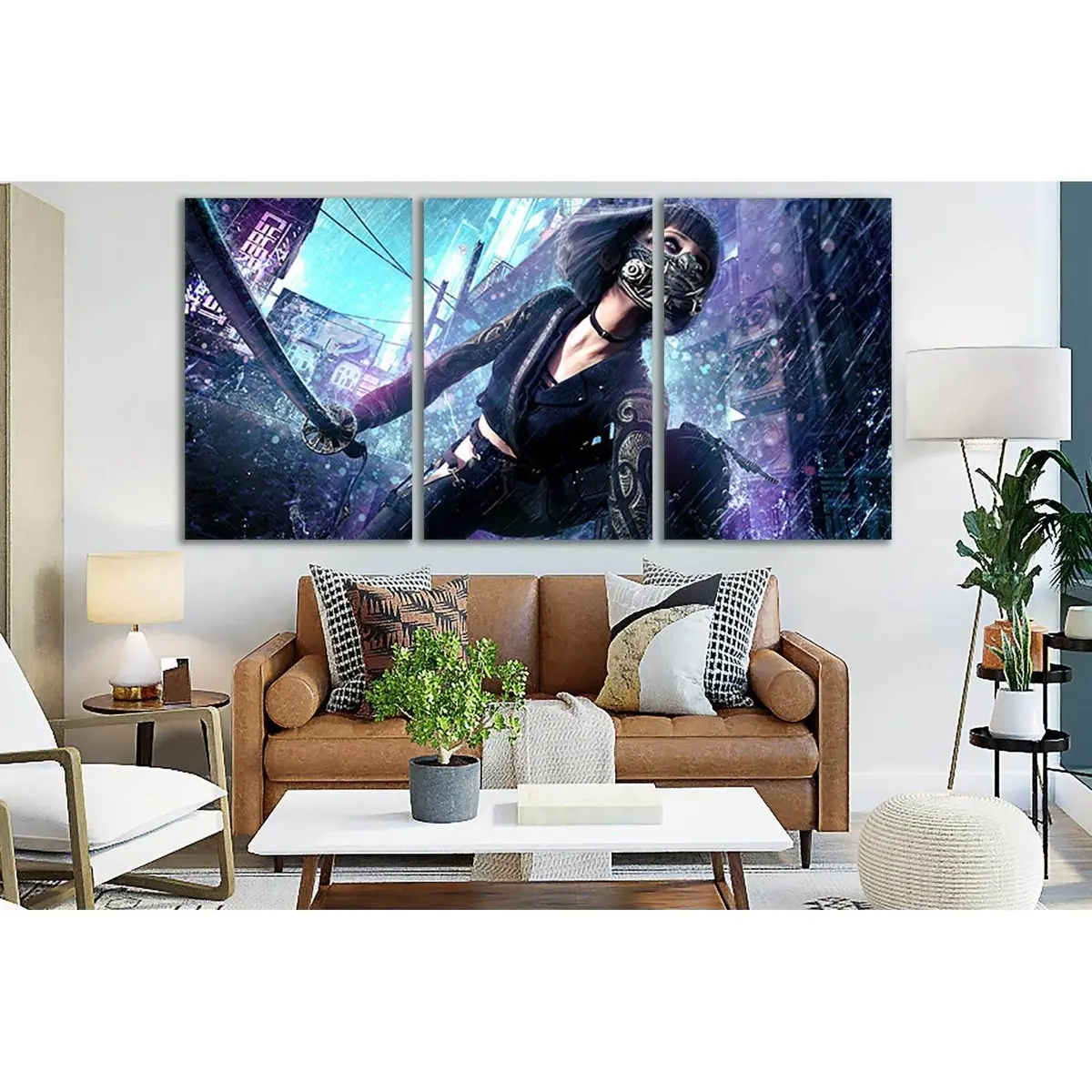 Beautiful Ninja Girl №Sl1233 Ready To Hang Canvas Print 5