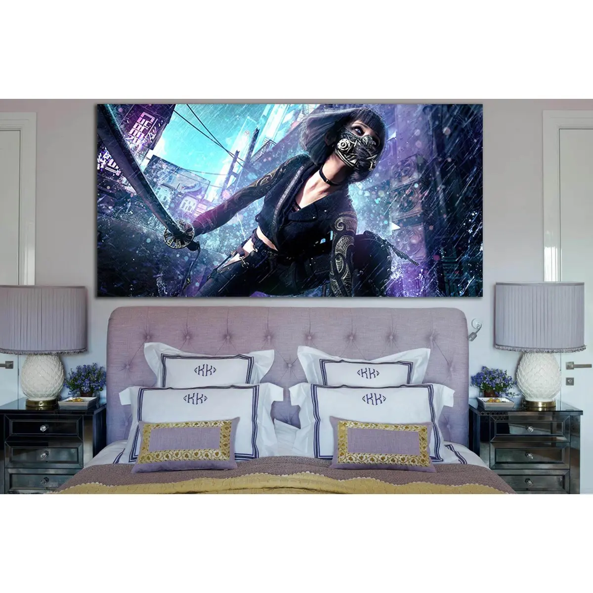 Beautiful Ninja Girl №Sl1233 Ready To Hang Canvas Print 2