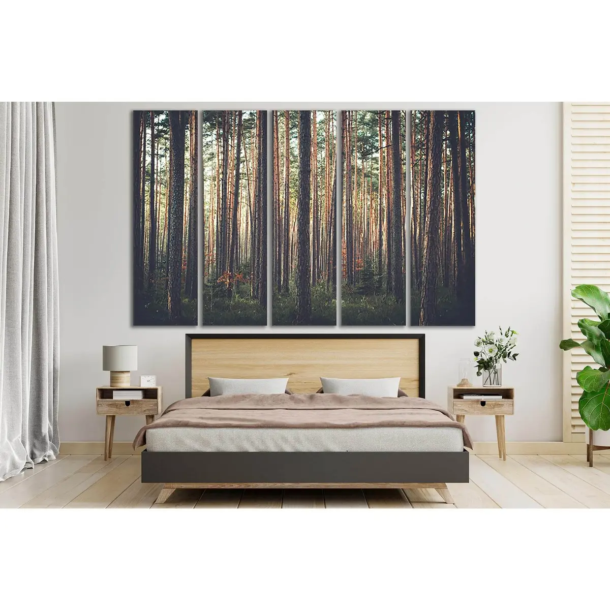 Serene Pine Forest Canvas Art №SL507 – Premium Ready-to-Hang Wall Decor - Image 3