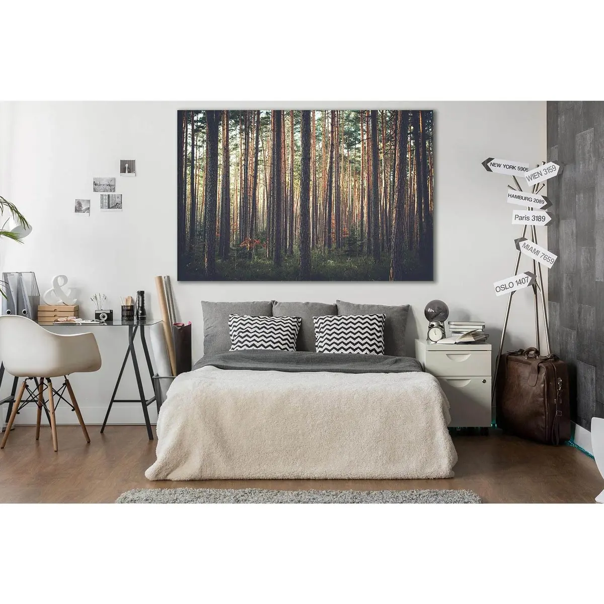 Beautiful Pine Forest №Sl507 Ready To Hang Canvas Print 1