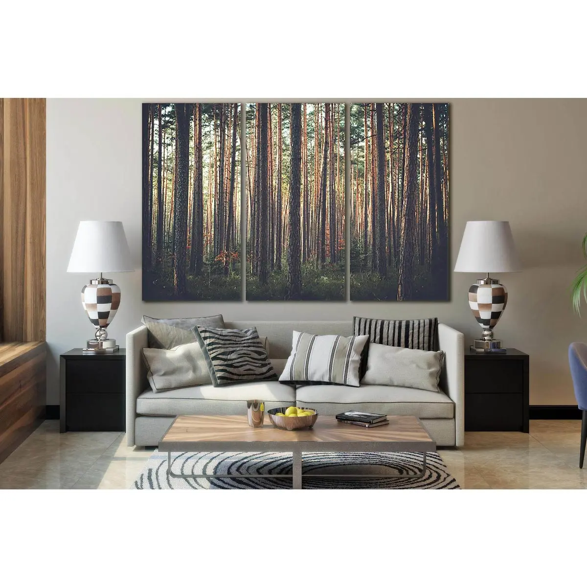 Beautiful Pine Forest №Sl507 Ready To Hang Canvas Print 5