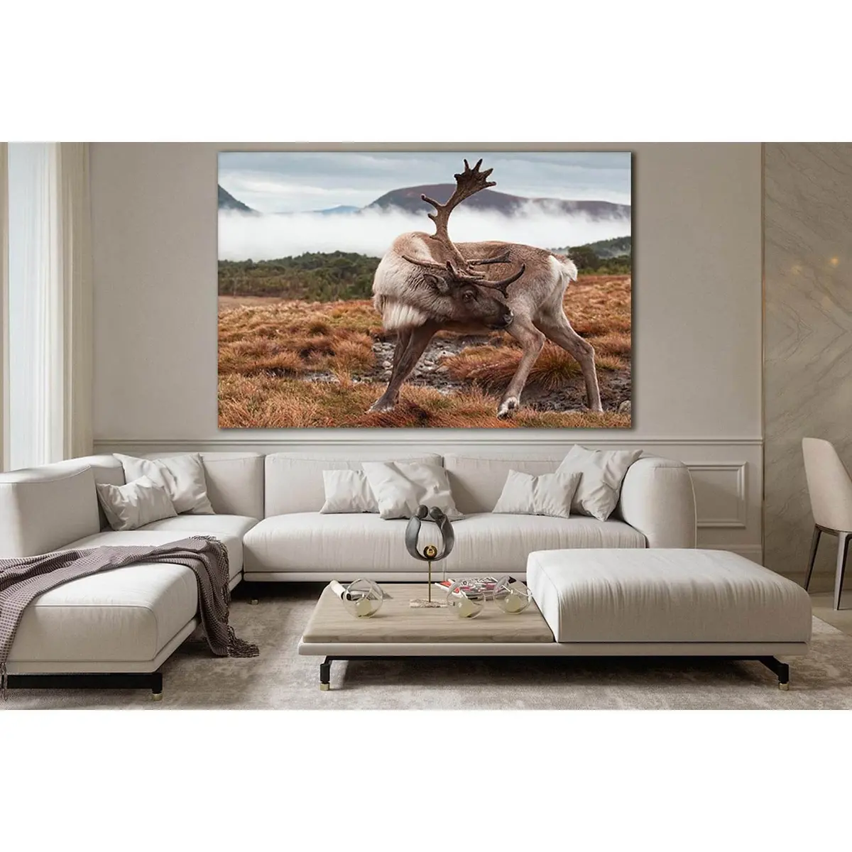 Beautiful Reindeer №Sl1031 Ready To Hang Canvas Print 1