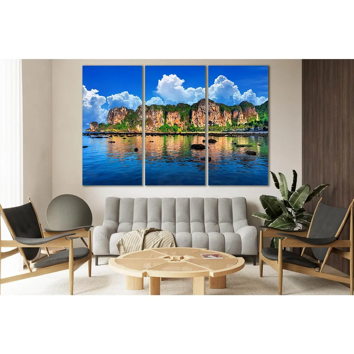 Beautiful Scenic Beach Thailand №Sl158 Ready To Hang Canvas Print 5