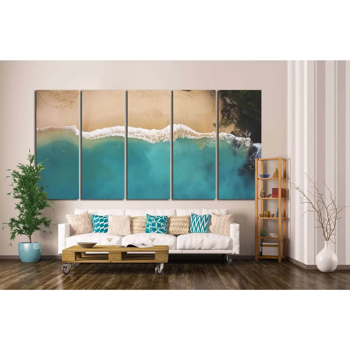 Stunning Ocean Landscape Canvas Art #1319 – Ready-to-Hang Wall Decor - Image 3