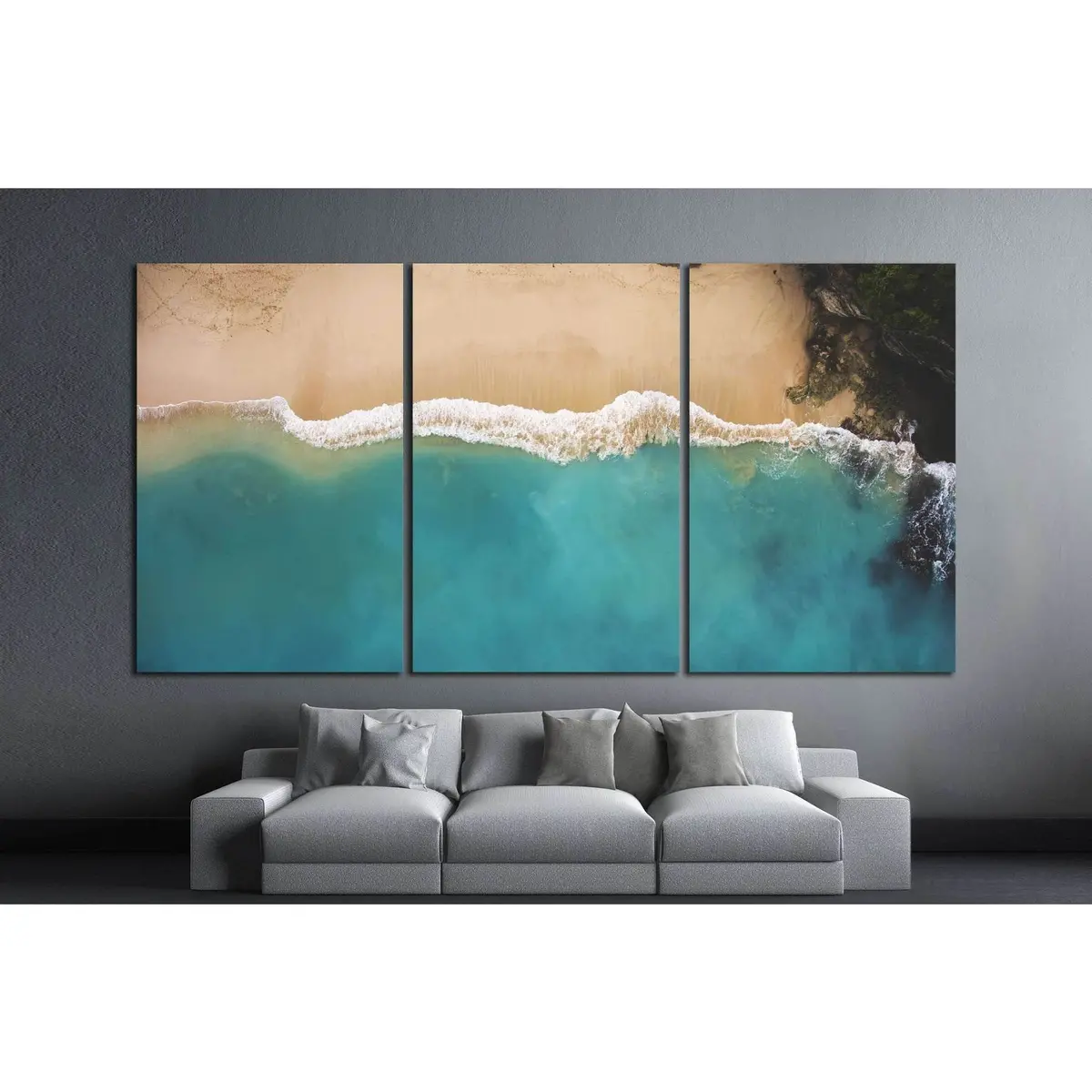 Beautiful Sea Landscape №1319 Ready To Hang Canvas Print 5