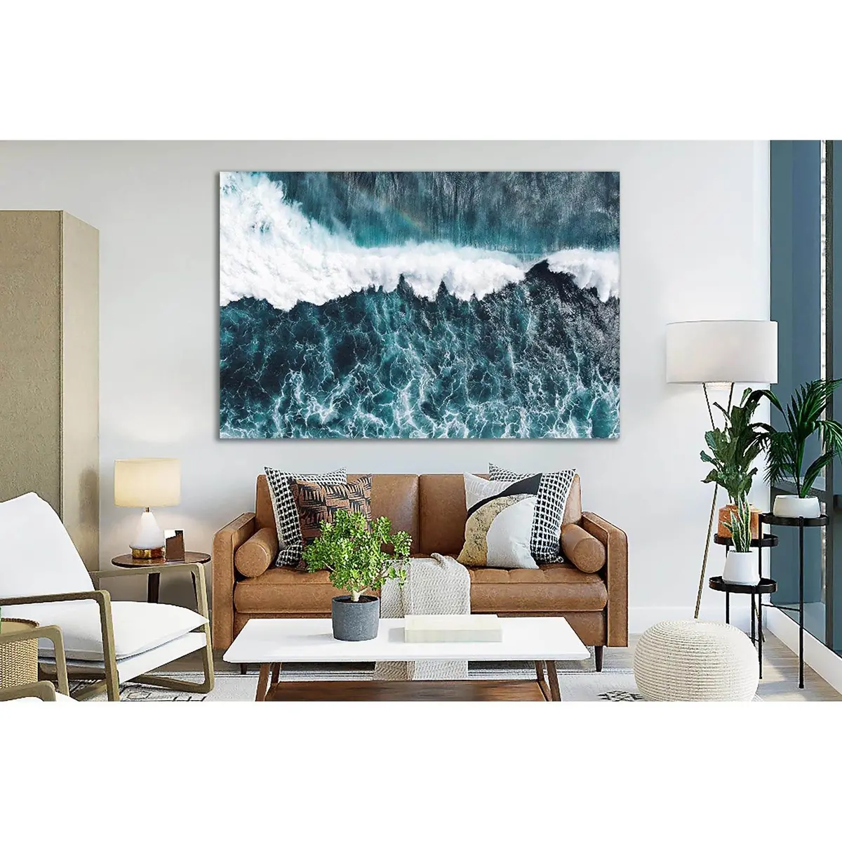 Beautiful Sea Waves №Sl79 Ready To Hang Canvas Print 1
