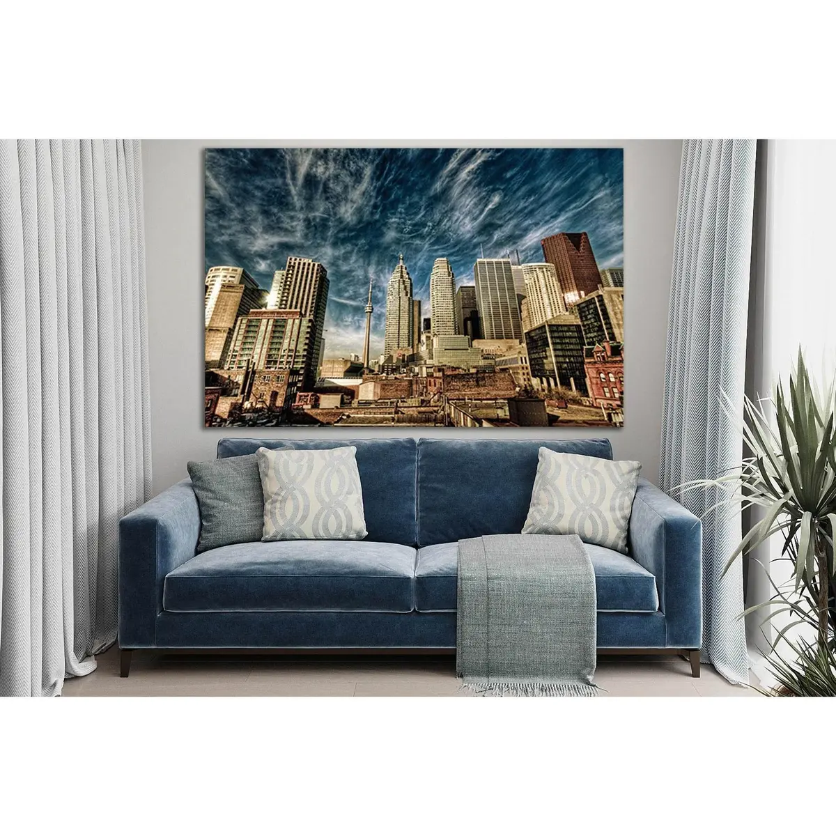 Beautiful Sky Over Ontario Canada №Sl1464 Ready To Hang Canvas Print 1