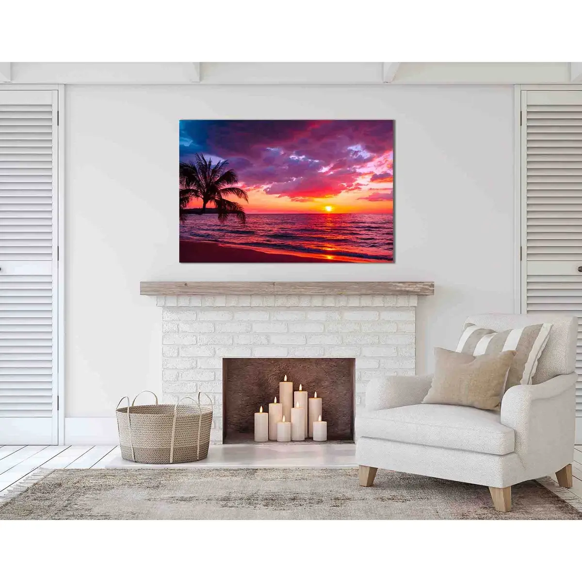 Beautiful Sunset №D2088 Ready To Hang Canvas Print 3