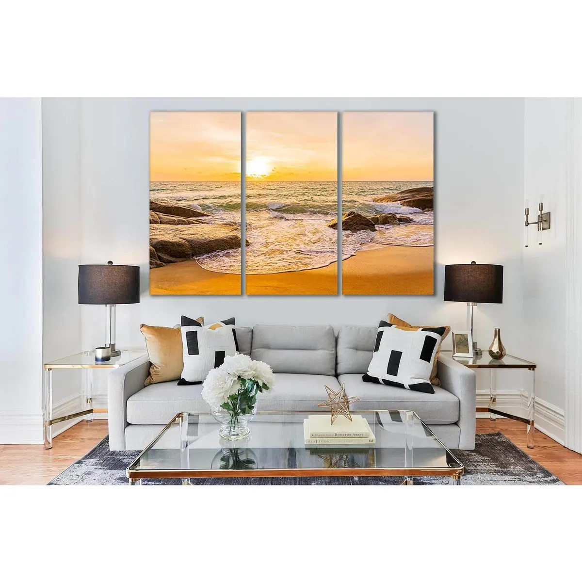 Beautiful Tropical Beach And Ocean №Sl156 Ready To Hang Canvas Print 5